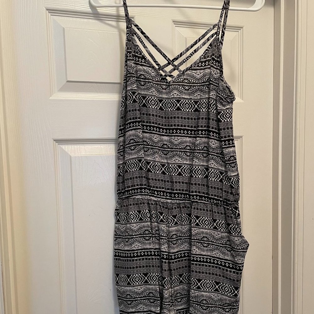 Black and White Arizona Romper, size Medium